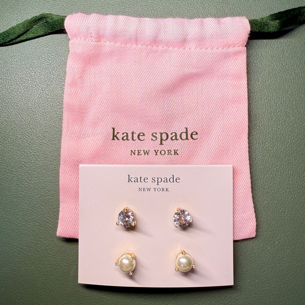 Kate Spade Rise and Shine 2-stud set